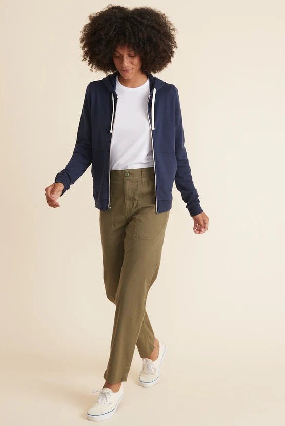 Afternoon Full Zip Hoodie - Marine Layer - Archery Close