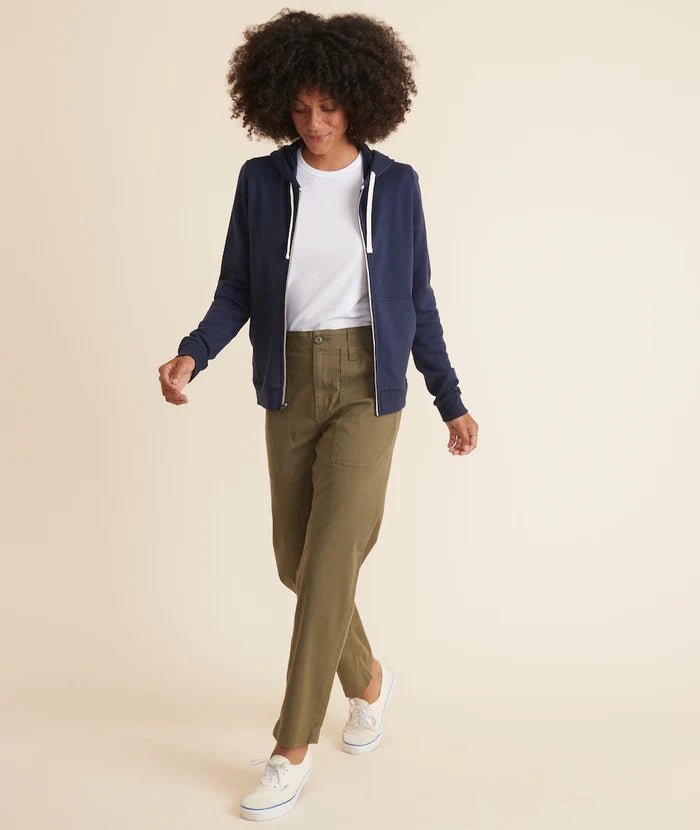 Afternoon Full Zip Hoodie - Marine Layer - Archery Close