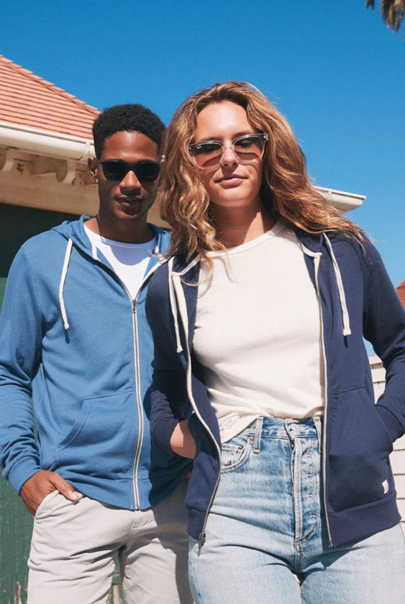 Afternoon Full Zip Hoodie - Marine Layer - Archery Close