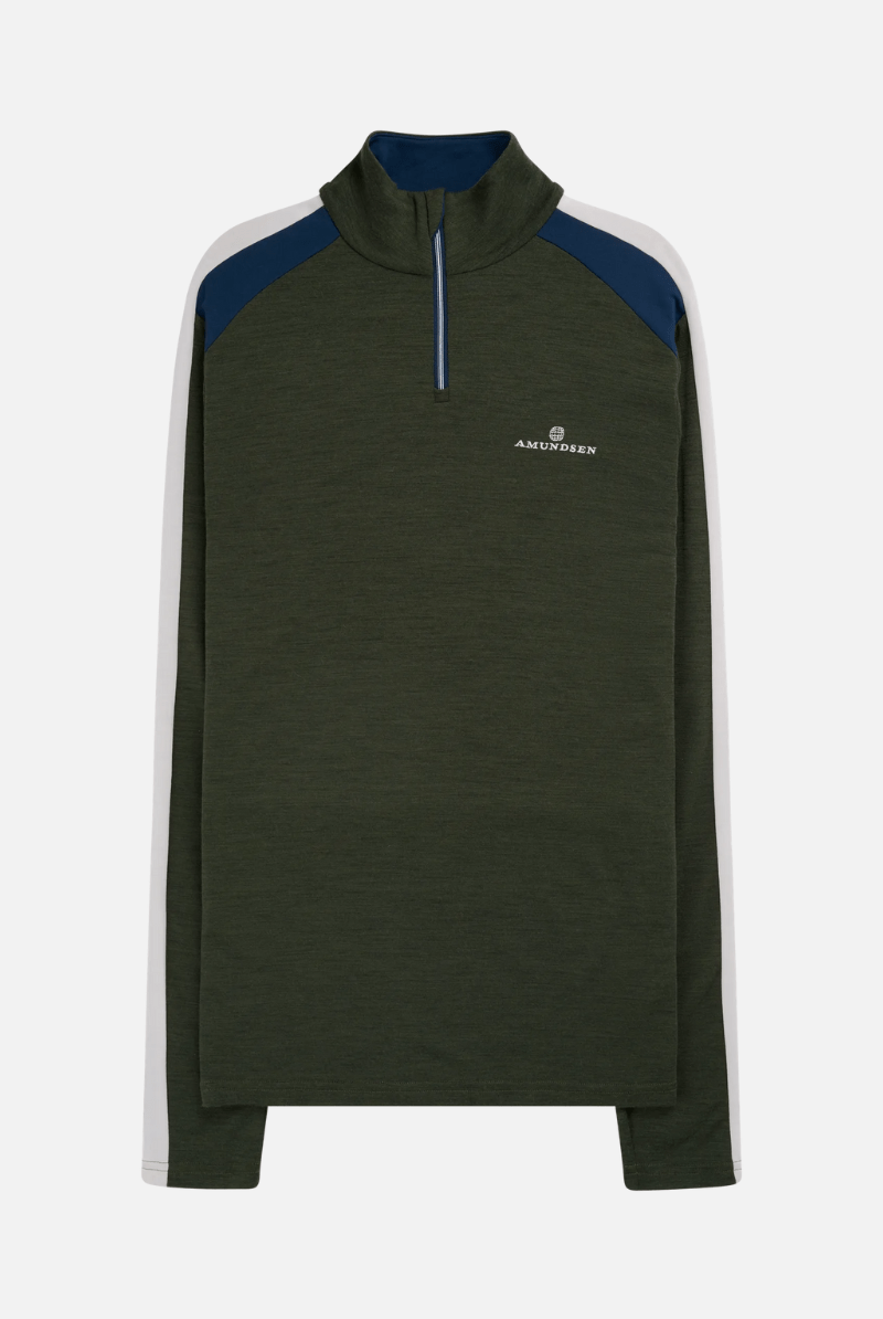 Shirts & Tops - Amundsen - 5Mila Half Zip - Archery Close