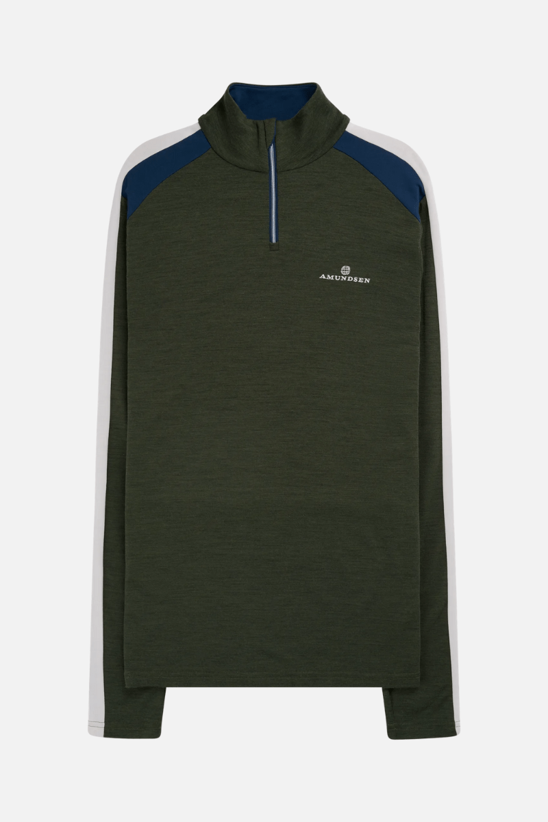 Shirts & Tops - Amundsen - 5Mila Half Zip - Archery Close