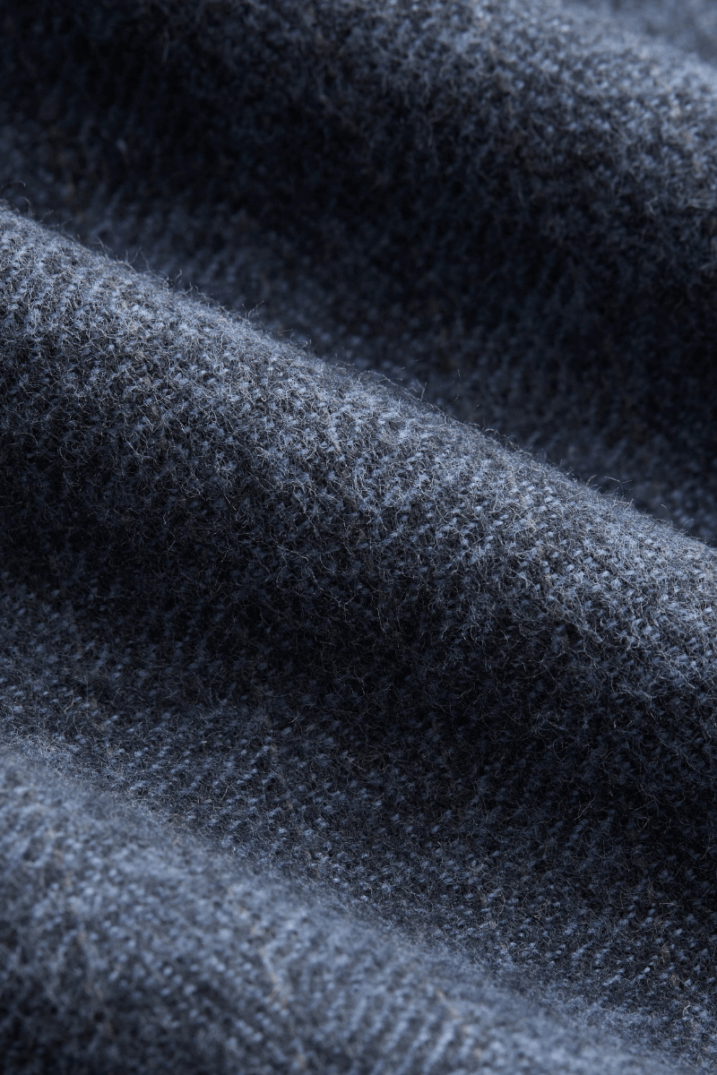 Shirts & Tops - Road to Nowhere Clothing - Accord Shirt in Indigo Herringbone - Archery Close