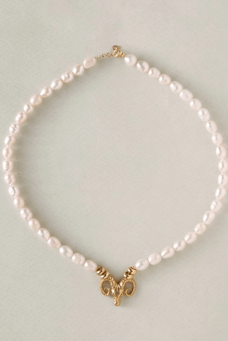 Jewelry - Maria Chara - Agrino Pearl Necklace - Archery Close