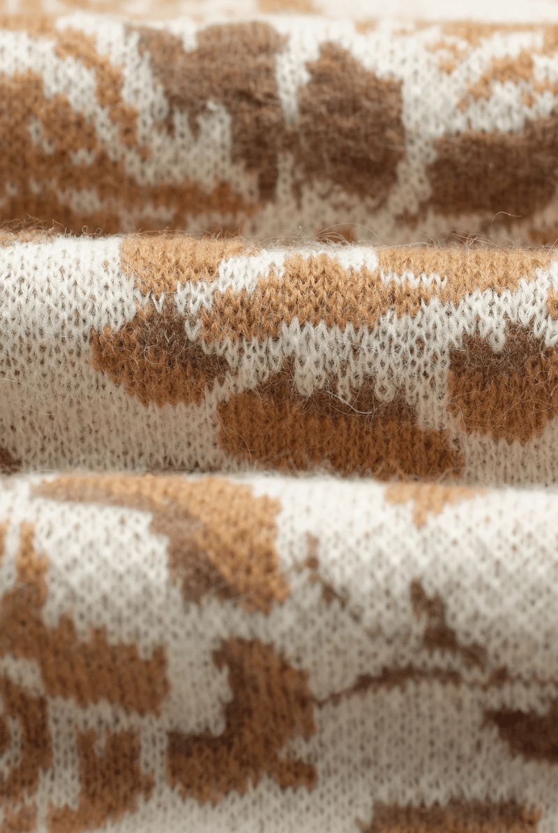 Sweater - Wax London - Alban Cardigan in Floral Textured Jacquard - Archery Close