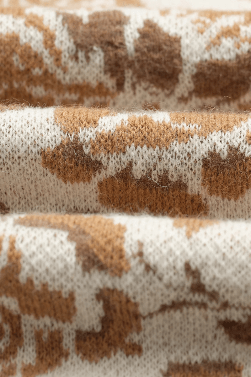 Sweater - Wax London - Alban Cardigan in Floral Textured Jacquard - Archery Close