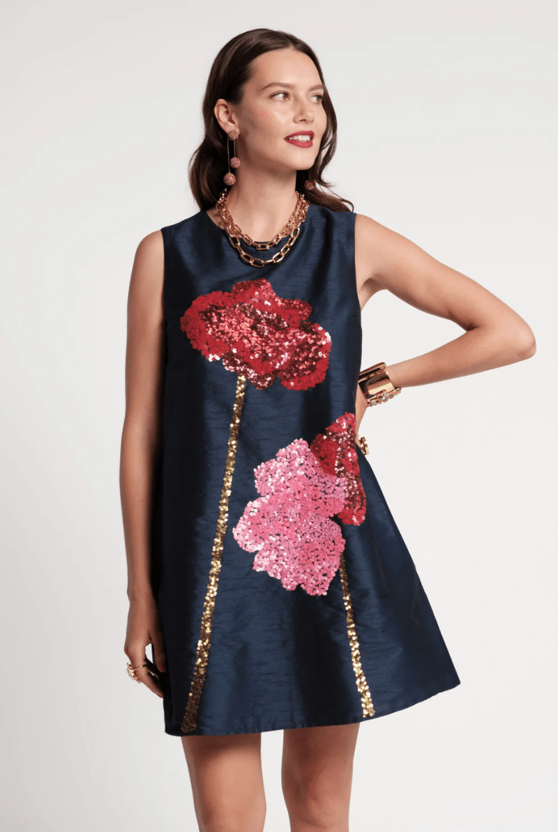 Dresses - Frances Valentine - Alice Shift Dress - Archery Close