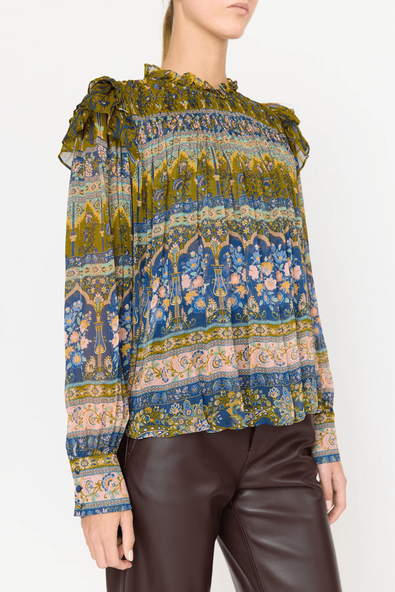 Shirts & Tops - Christy Lynn - Alicia Top in Mirage - Archery Close