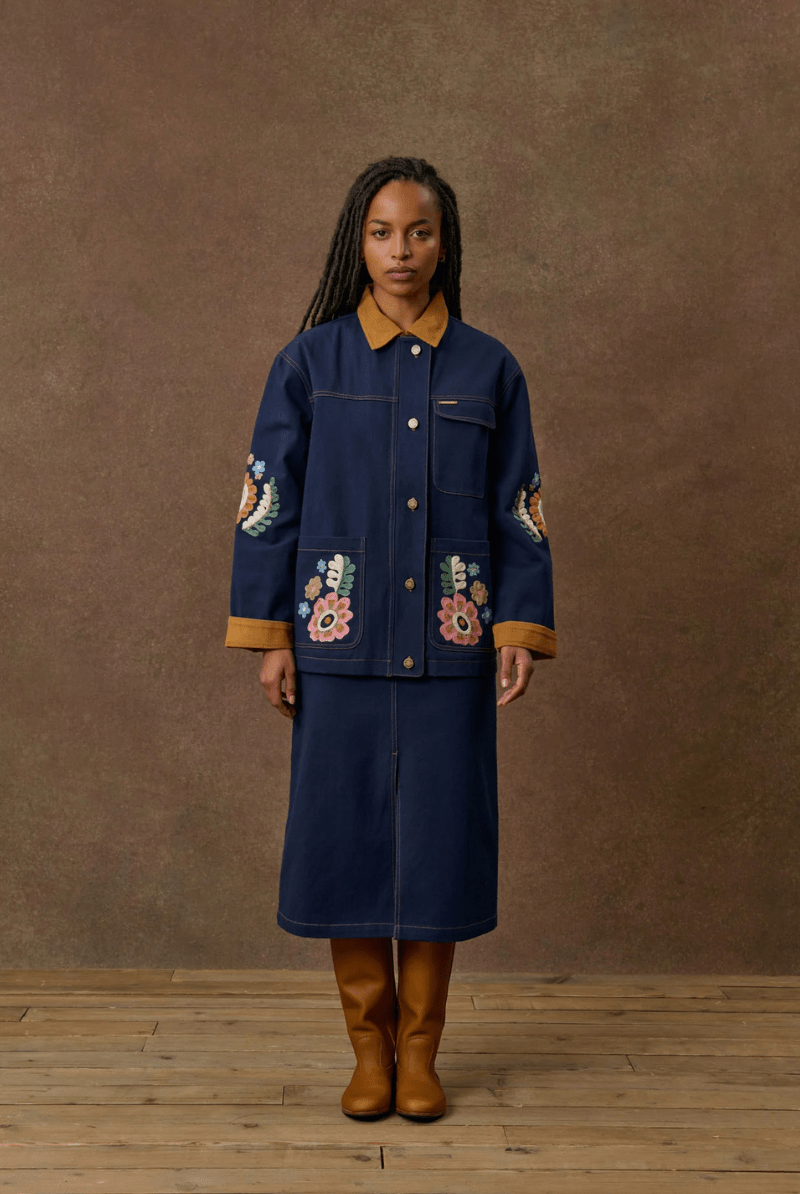 Outerwear - Louise Misha - Amelia Jacket - Archery Close