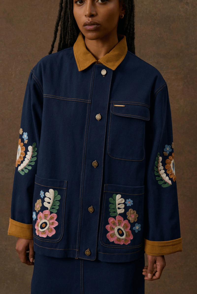 Outerwear - Louise Misha - Amelia Jacket - Archery Close