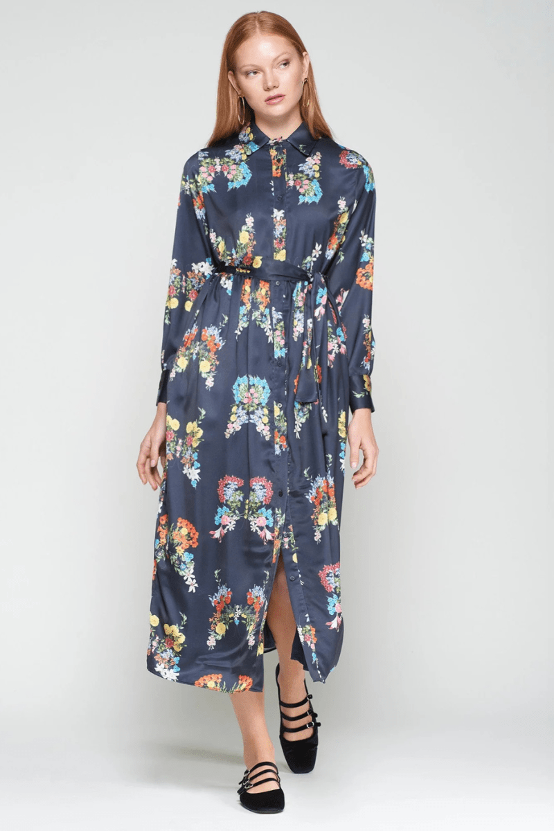 Dresses - Vilagallo - Amira Mariposa Dress - Archery Close