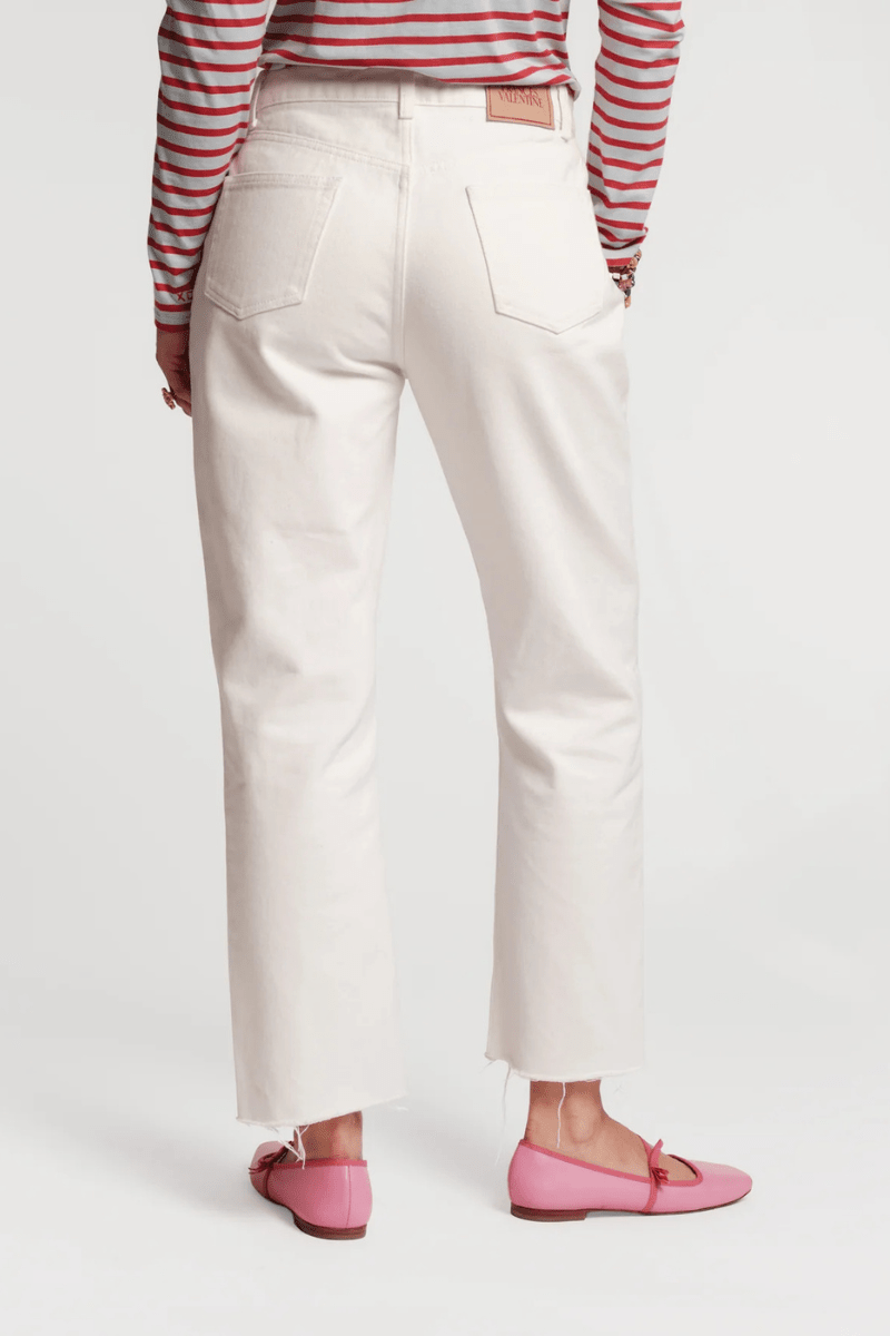 Jeans - Frances Valentine - Andy Jean in White - Archery Close