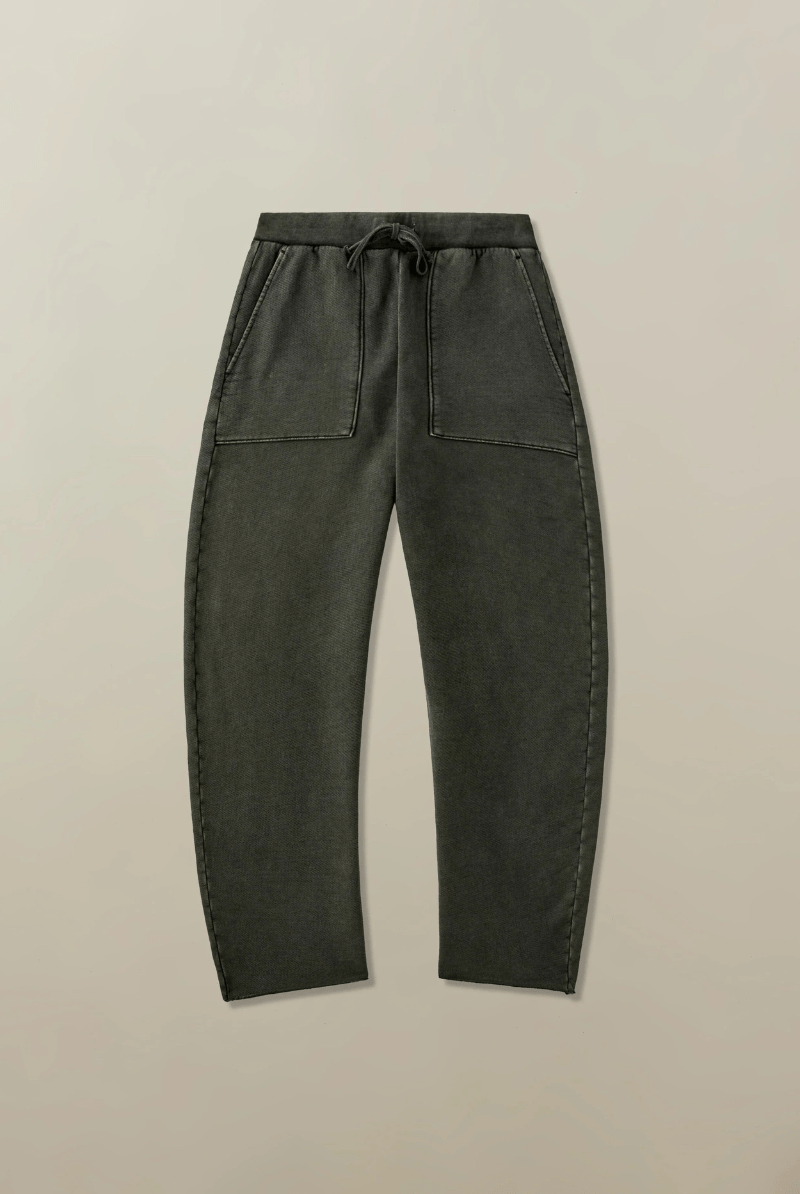 Sweatpants - Road to Nowhere Clothing - Arlo Sweatpant in Washed Out Black - Archery Close