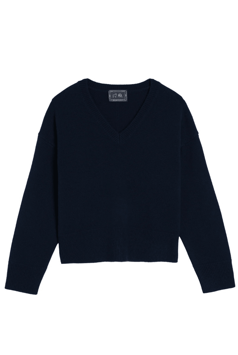 Sweater - DemyLee - Astrid Sweater in Navy - Archery Close
