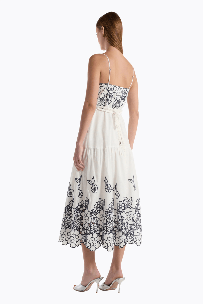 Dresses - Christy Lynn - Avery Dress in Ivory Magnolia - Archery Close