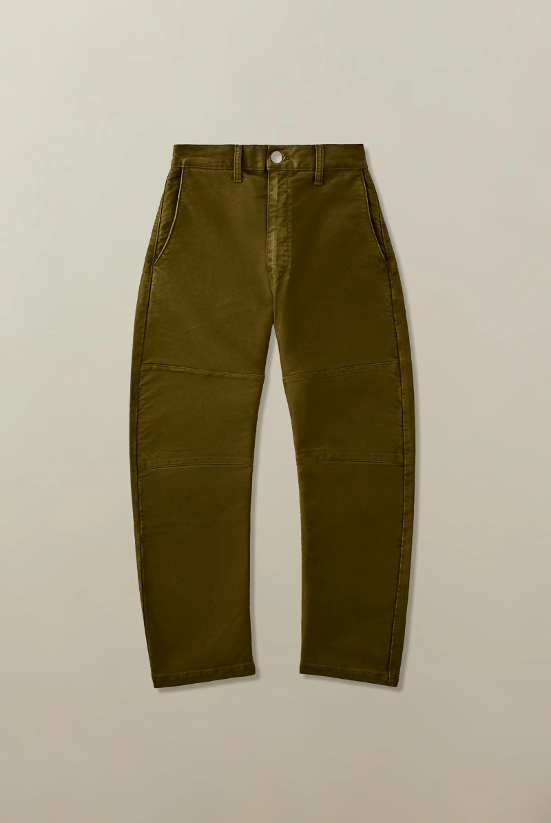 Pants - Road to Nowhere Clothing - Baja Pant in Japanese Moleskin - Moss - Archery Close