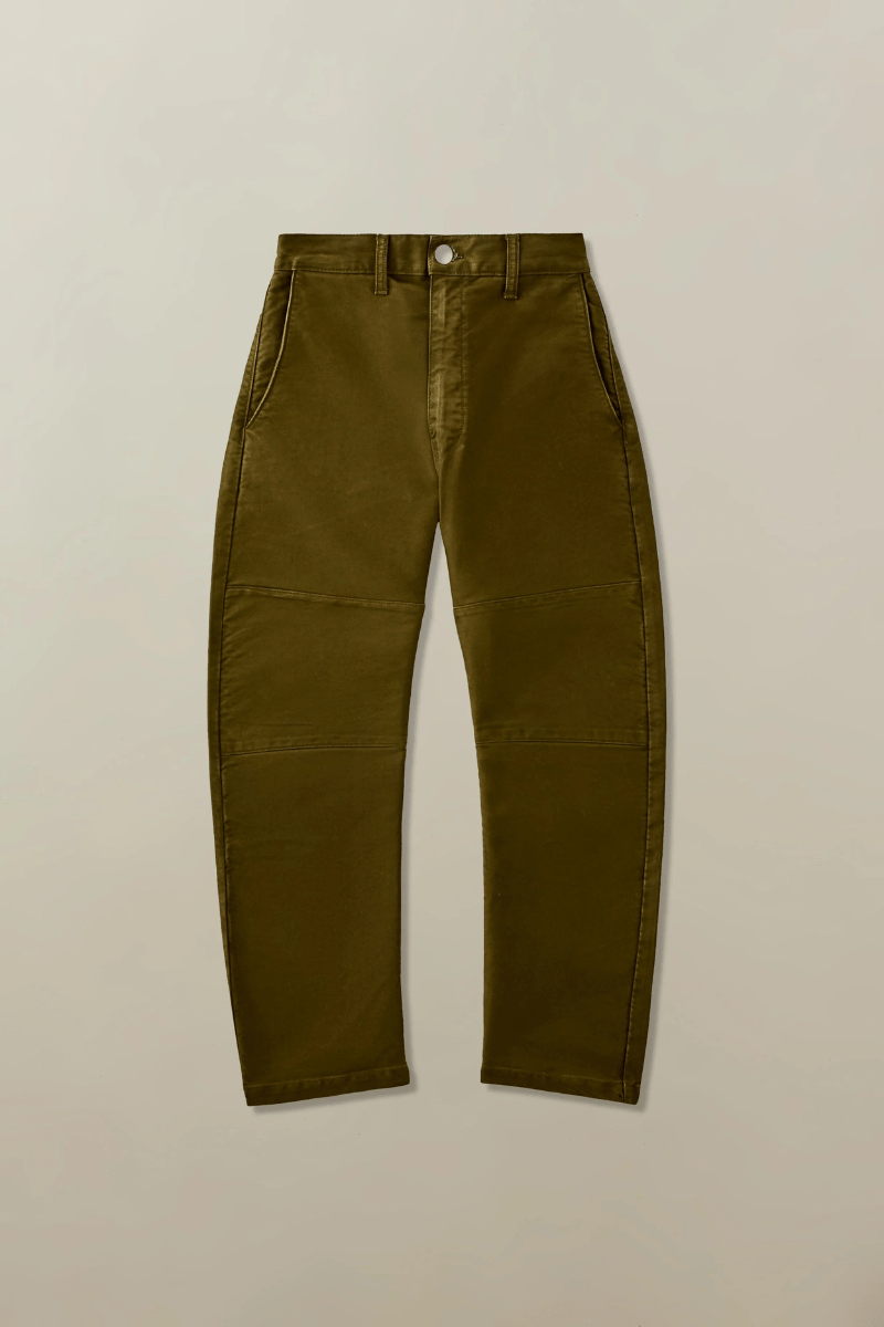 Pants - Road to Nowhere Clothing - Baja Pant in Japanese Moleskin - Moss - Archery Close