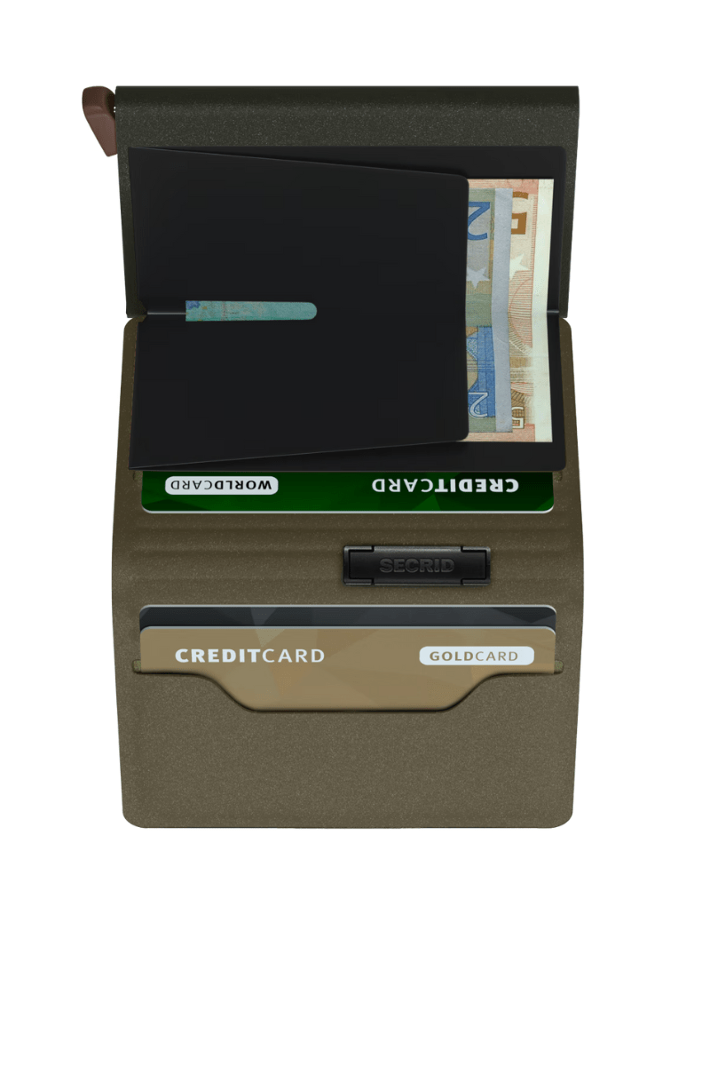 Handbags, Wallets & Cases - Secrid - Bandwallet in LIBA Green - Orange - Archery Close