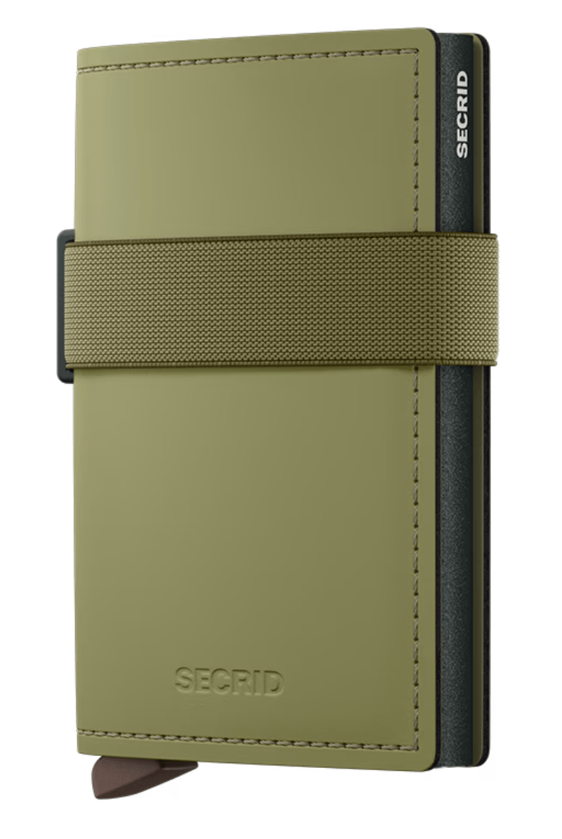 Handbags, Wallets & Cases - Secrid - Bandwallet in Matte Leaf - Khaki - Archery Close
