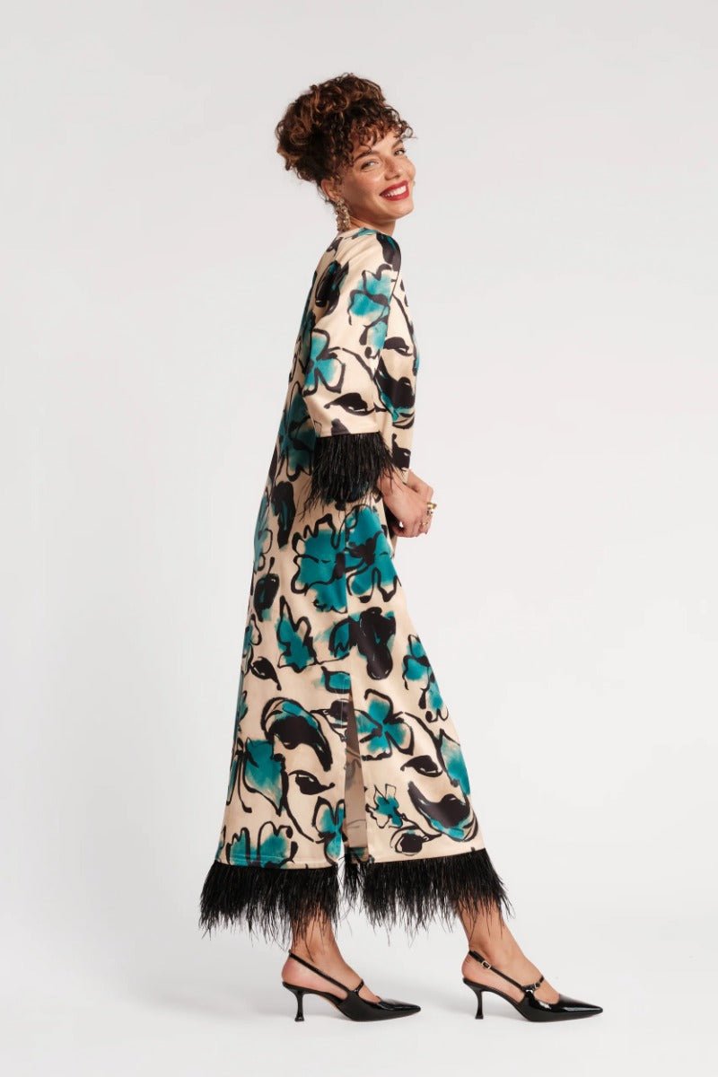 Frances Valentine Belle Maxi Dress - Abstract Meadows