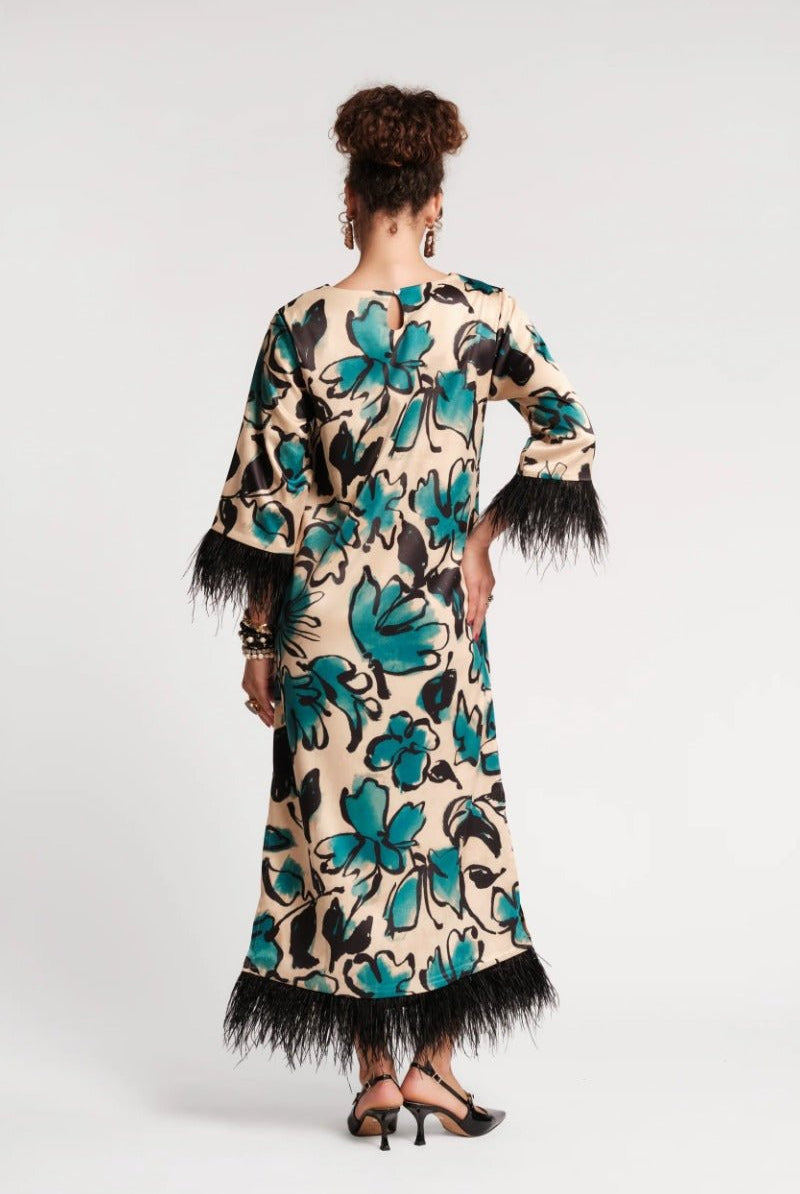Frances Valentine Belle Maxi Dress - Abstract Meadows