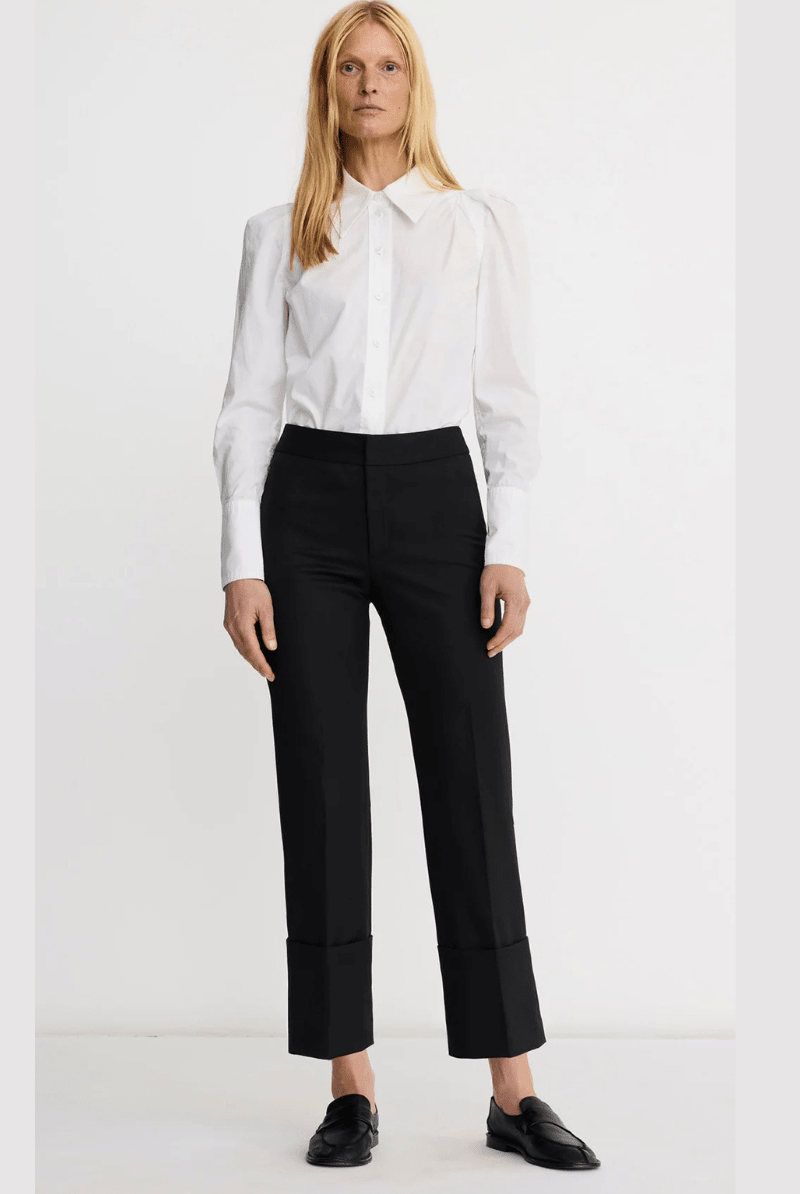 Pants - Smythe - Berlin Cropped Straight Leg Pant - Archery Close