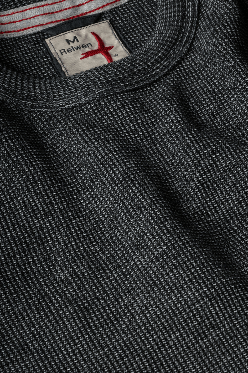 Shirts & Tops - Relwen - Bi - Waffle Crew - Archery Close