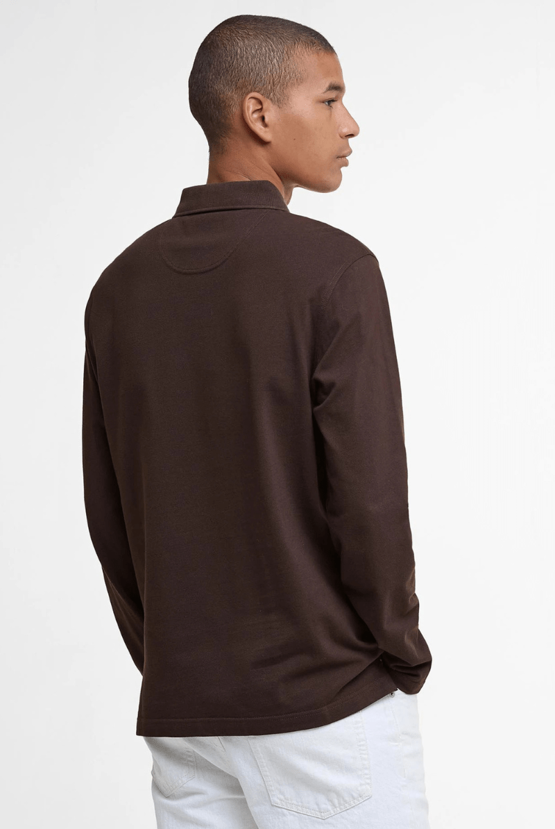 Shirts & Tops - Barbour - Blaine Tartan Long - Sleeved Polo Shirt - Archery Close