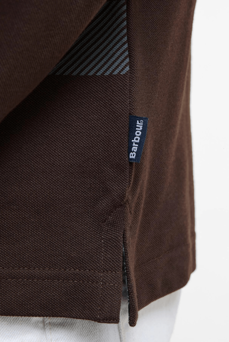 Shirts & Tops - Barbour - Blaine Tartan Long - Sleeved Polo Shirt - Archery Close