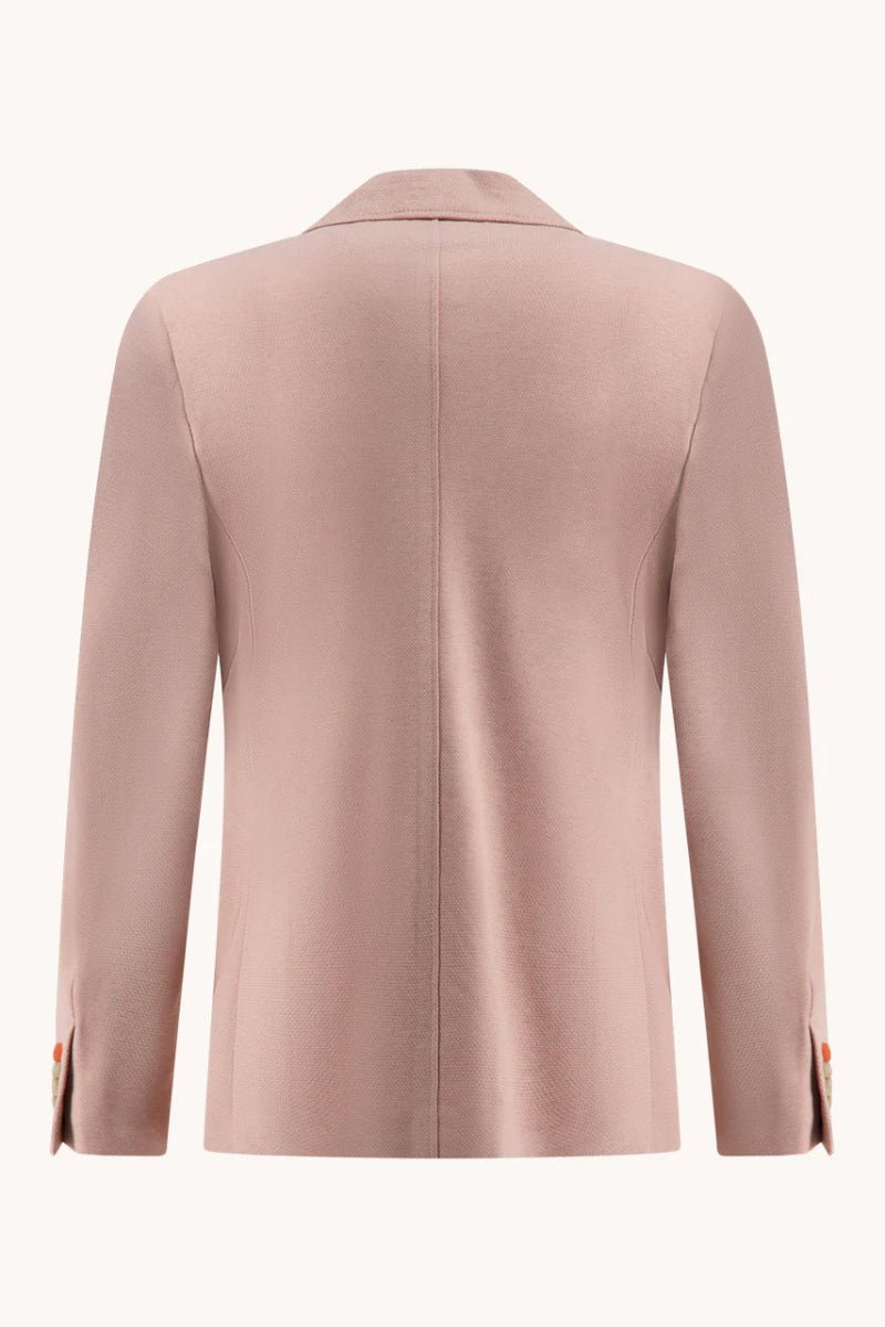 Blazer - A Fish Named Fred - Blazer Melange Pique - Rose Pink - Archery Close