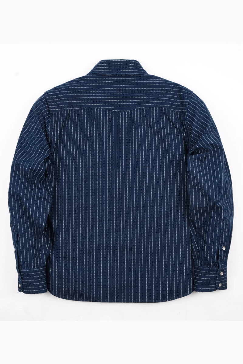 Shirts & Tops - Freenote Cloth - Bodie Indigo Wabash - Archery Close