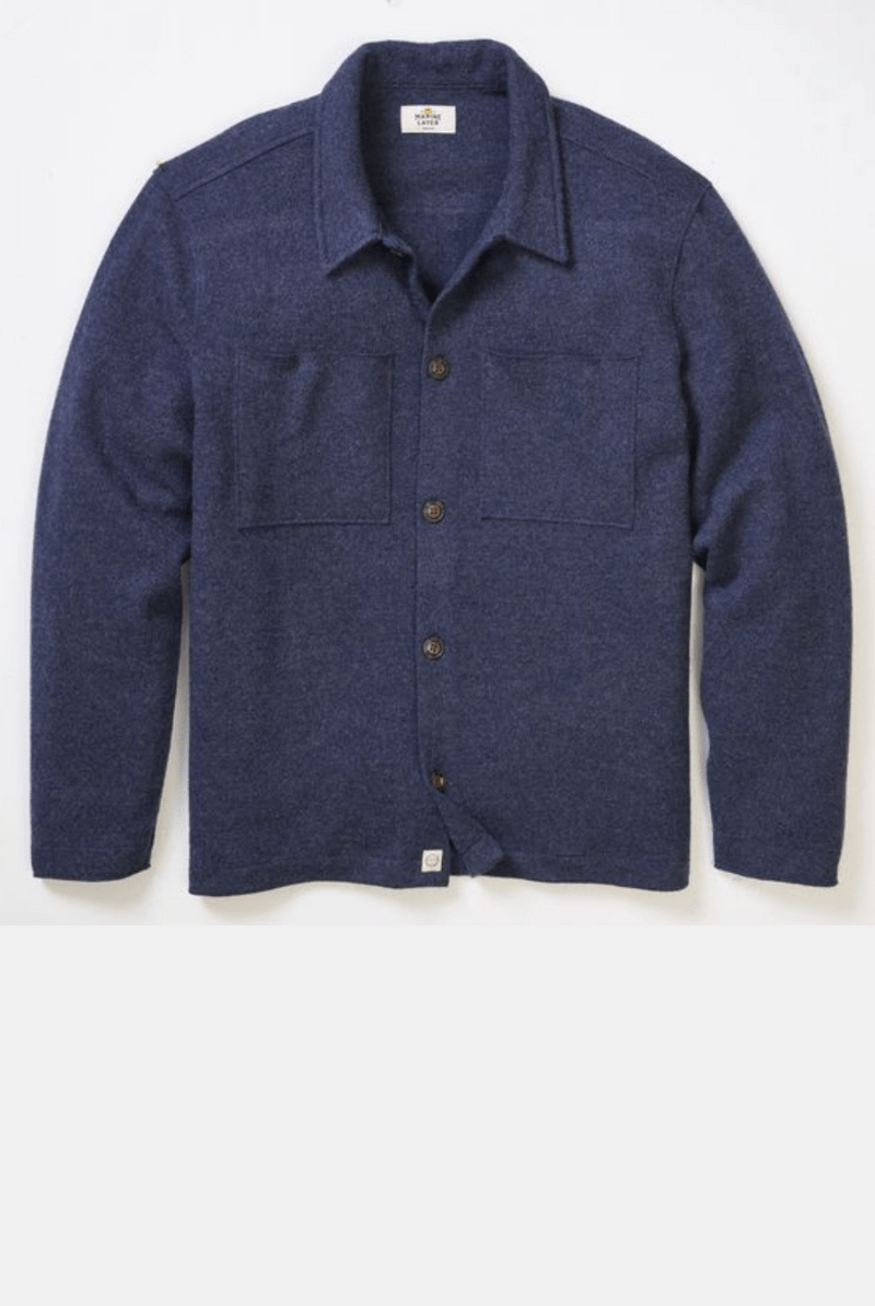 Shirts & Tops - Marine Layer - Boiled Wool Overshirt - Archery Close