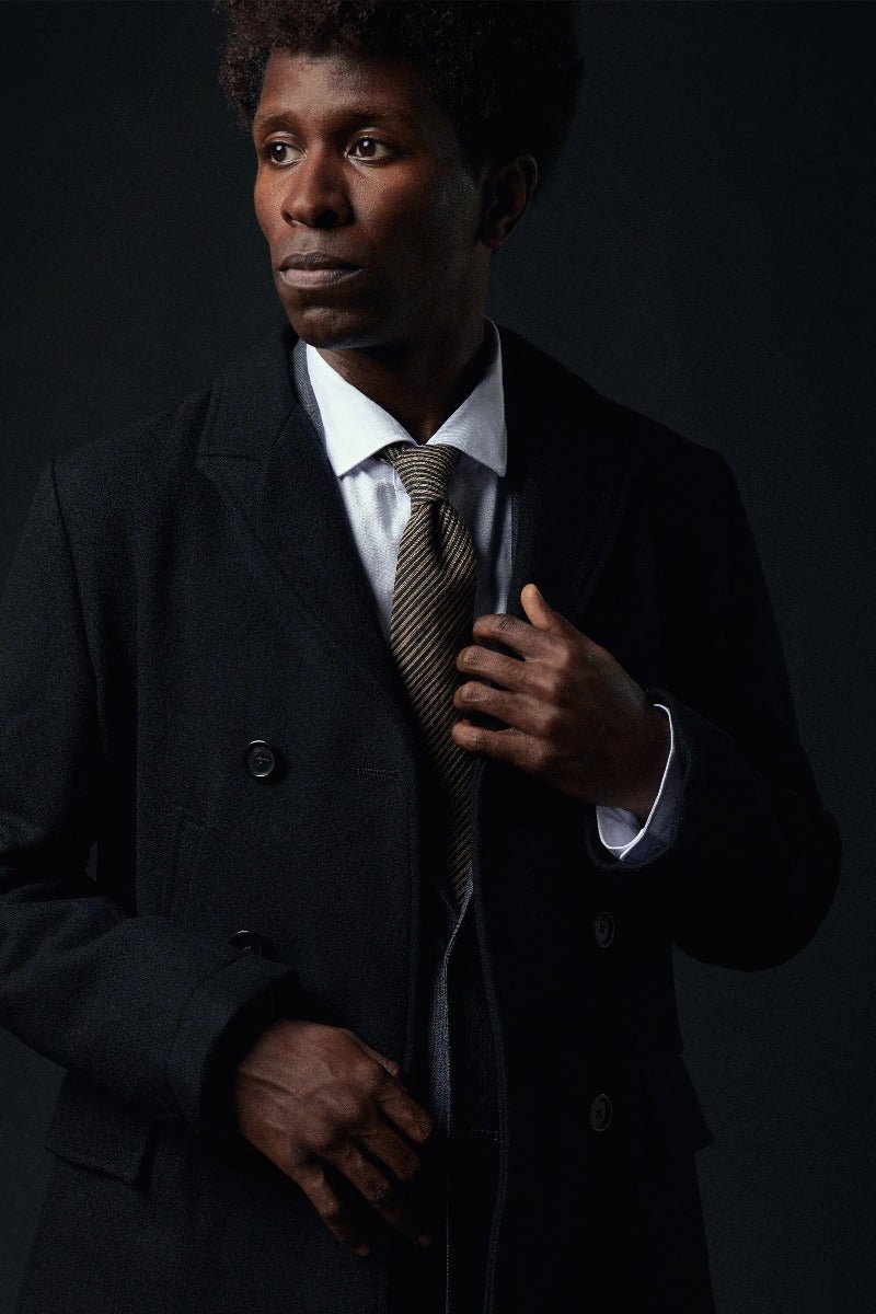 Billy Reid Bond Peacoat - Black