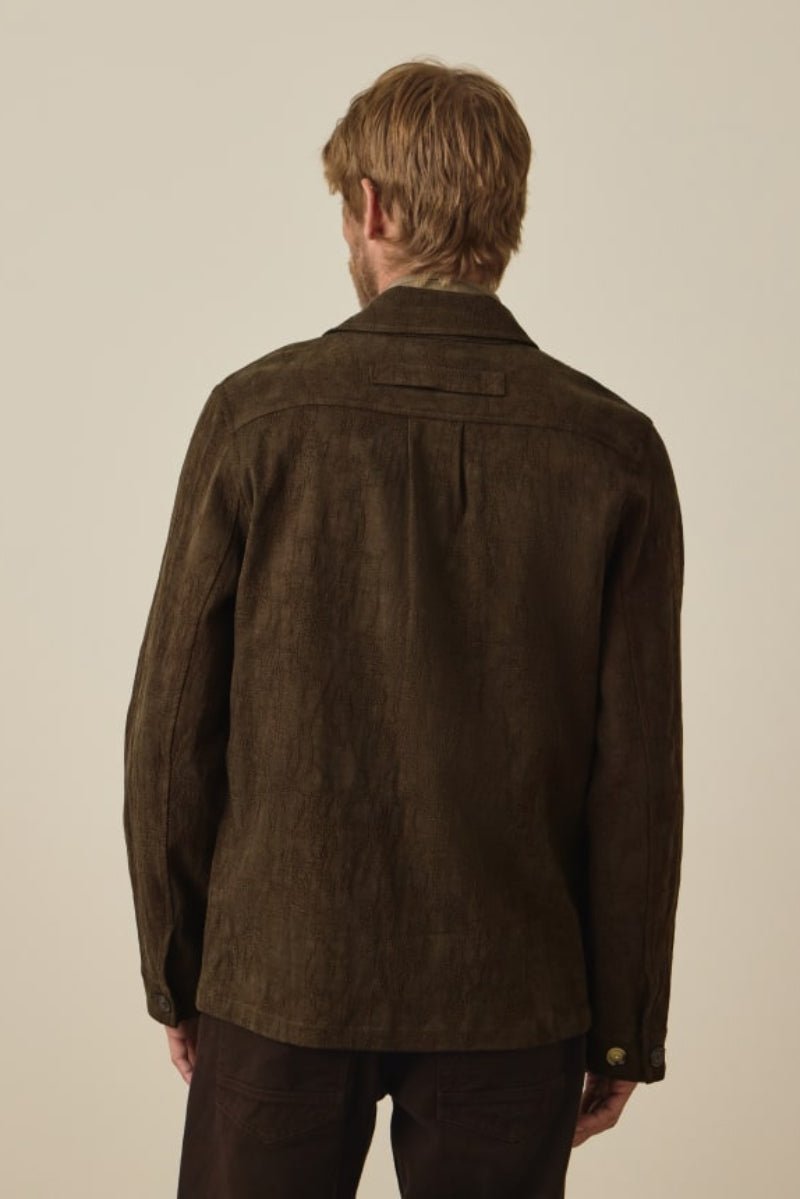 Shirts & Tops - Paul Smith - Brown Cotton-Blend Jacquard Work Jacket - Archery Close