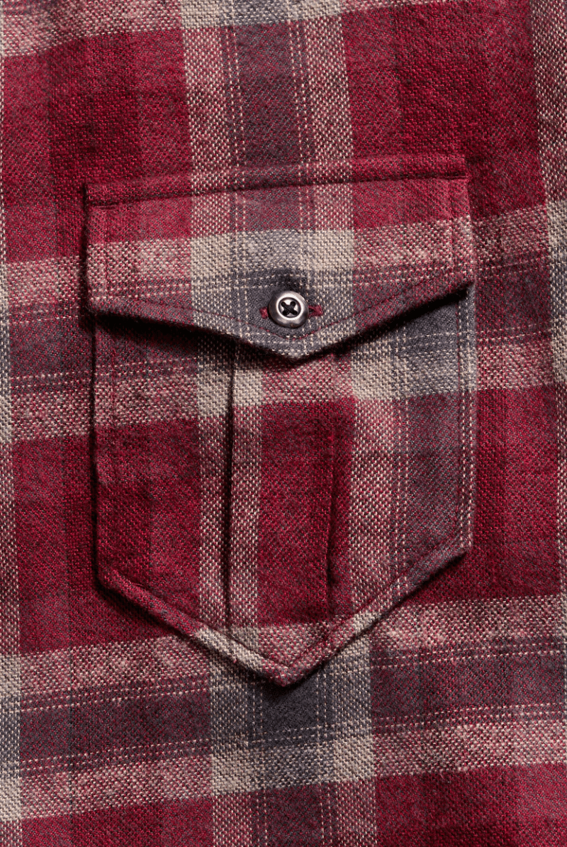 Shirts & Tops - Billy Reid - Brushed Bold Plaid Scout Shirt - Archery Close