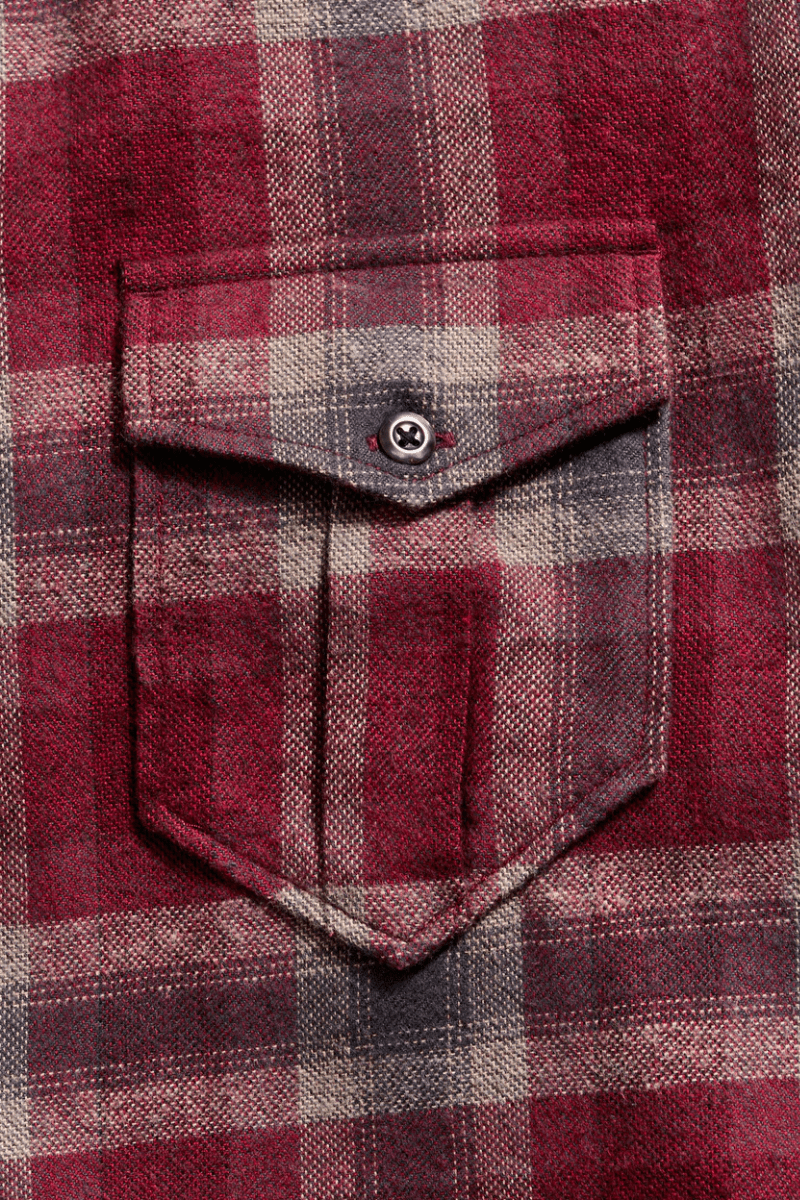 Shirts & Tops - Billy Reid - Brushed Bold Plaid Scout Shirt - Archery Close