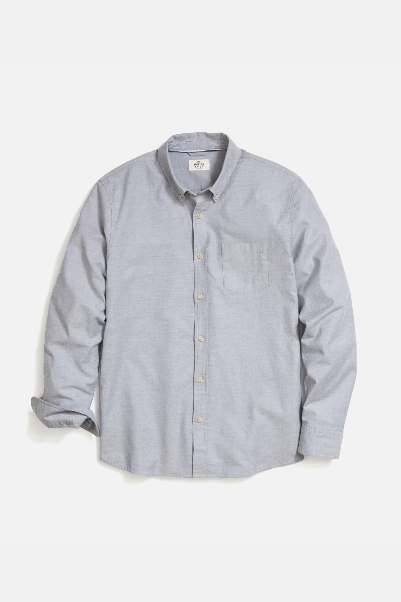 Shirts & Tops - Marine Layer - California Oxford Shirt - Archery Close