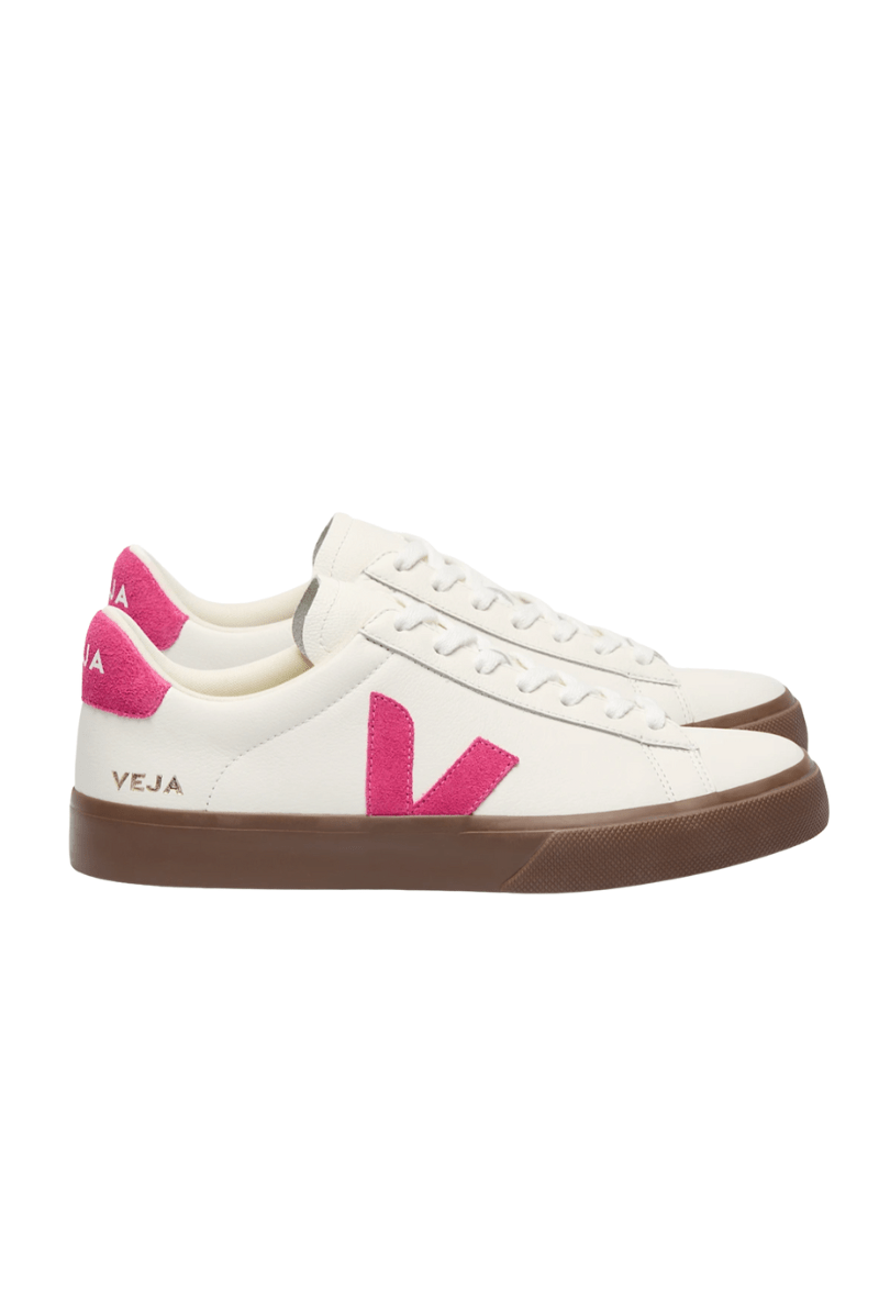 Sneakers - Veja - Campo Leather White Pink Bark - Archery Close