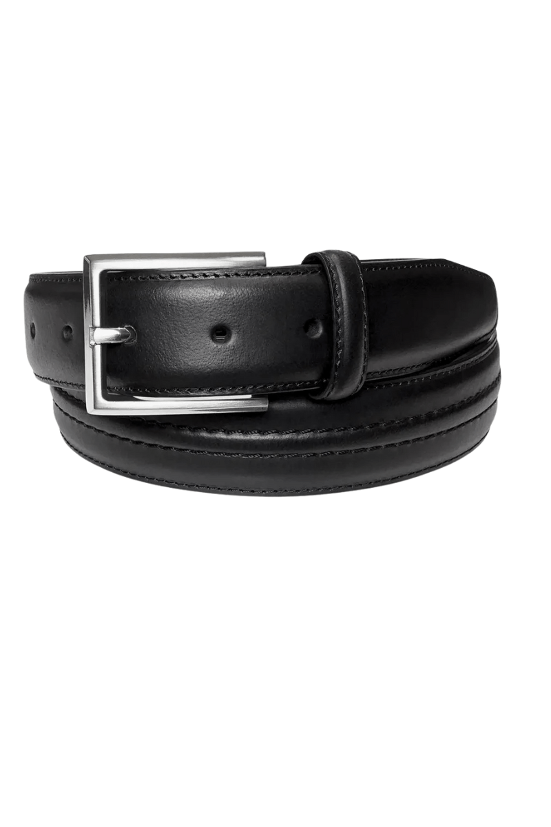 Accessories - Florsheim - Caprio Belt in Black - Archery Close