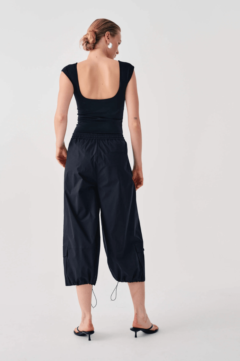 Pants - Beatrice B - Cargo Trousers with Drawstring - Archery Close