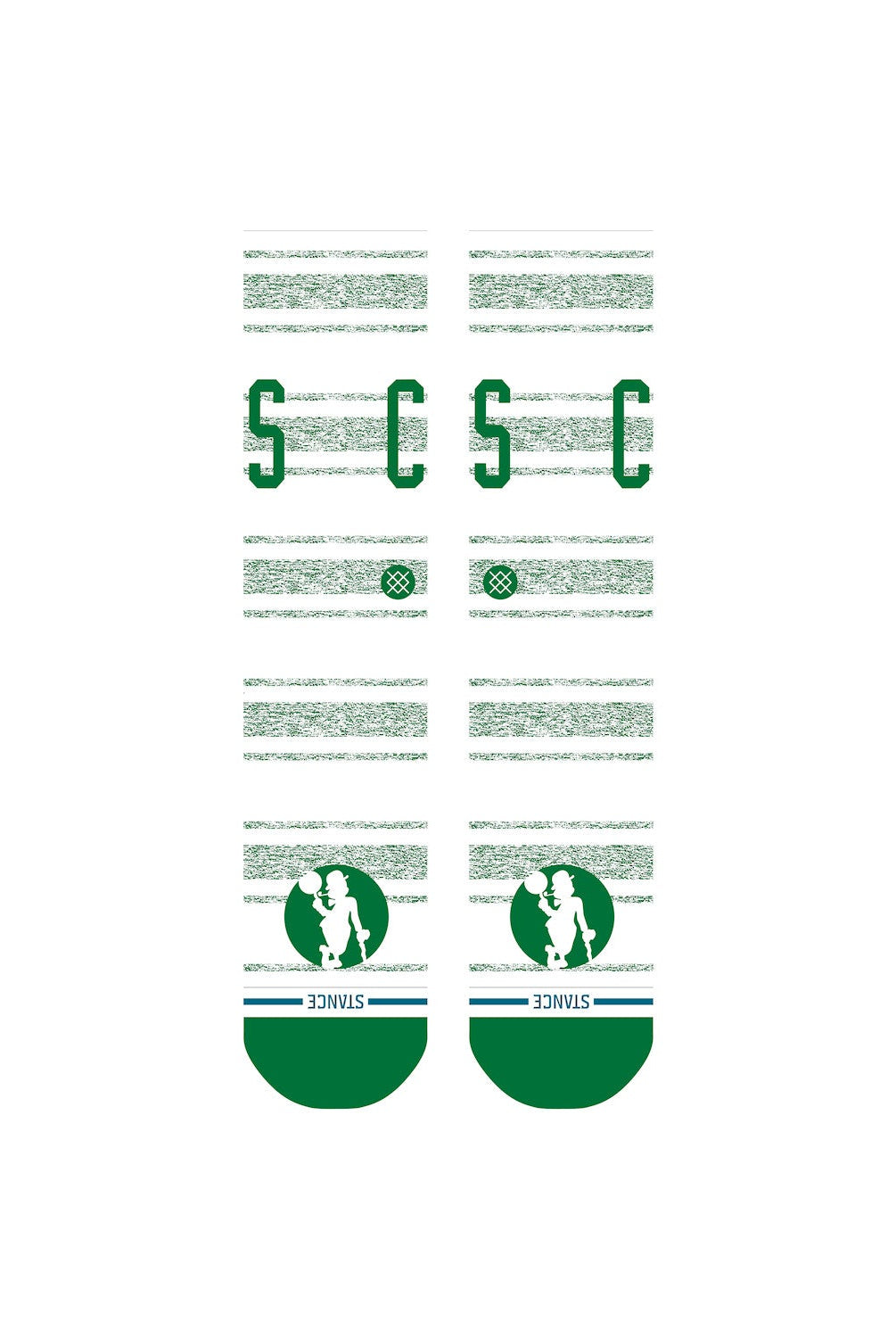 Socks - Stance - CELTICS HOMESICK CREW - Archery Close