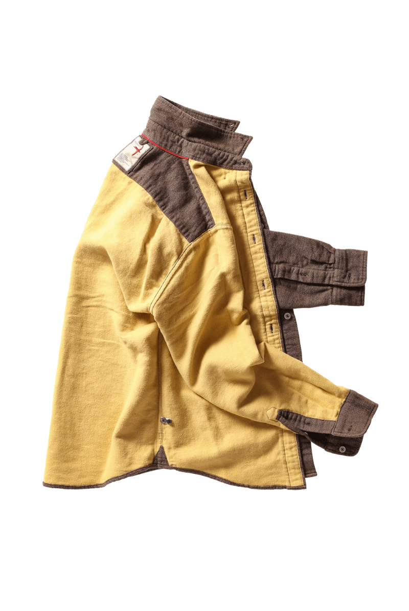 Shirts & Tops - Relwen - Chamois Lined Flannel in Rustic Brown - Archery Close