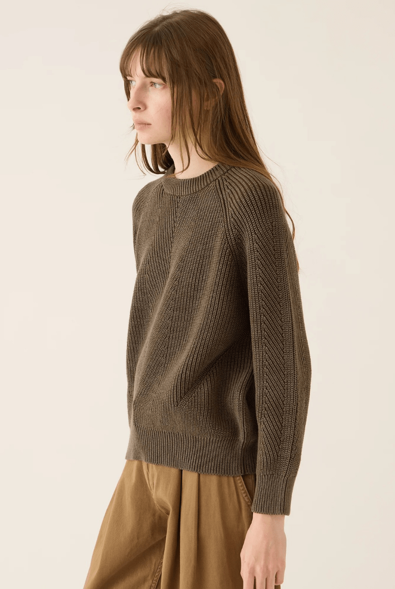 Sweater - DemyLee - Chelsea Sweater in Caper - Archery Close