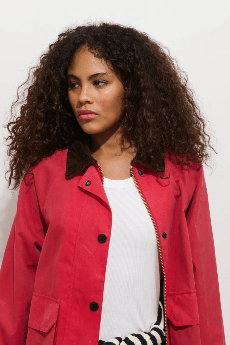 Outerwear - Alex Mill - Chiltern Cropped Jacket in Waxed Canvas - Archery Close