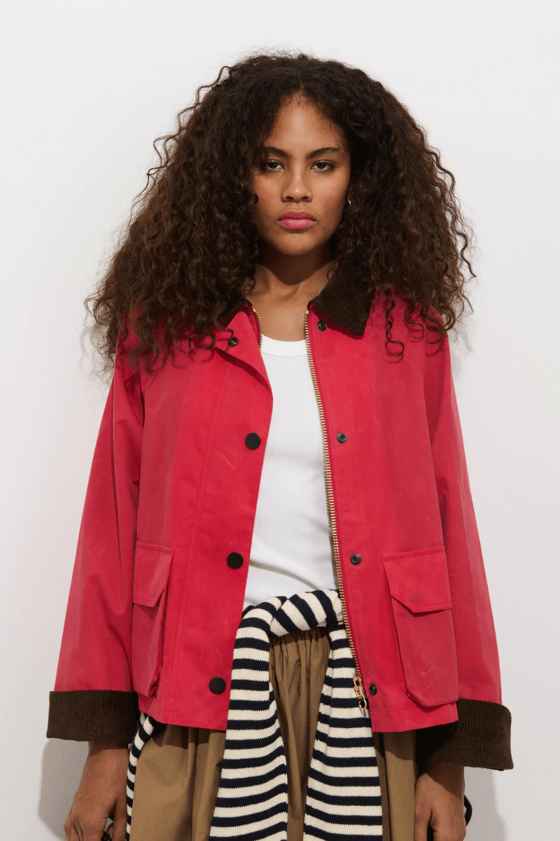 Outerwear - Alex Mill - Chiltern Cropped Jacket in Waxed Canvas - Archery Close