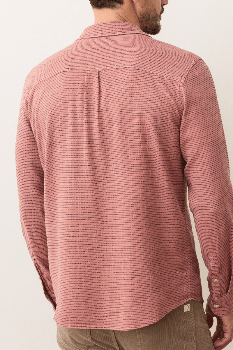 Shirts & Tops - Marine Layer - Classic Stretch Selvedge Shirt - Archery Close