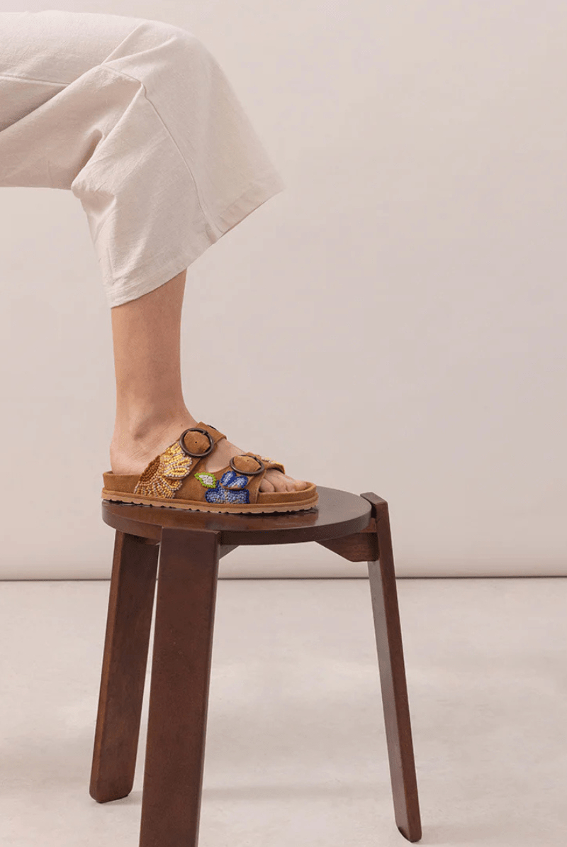 Sandals - Laidback London - Clay French Knot Sandal - Archery Close