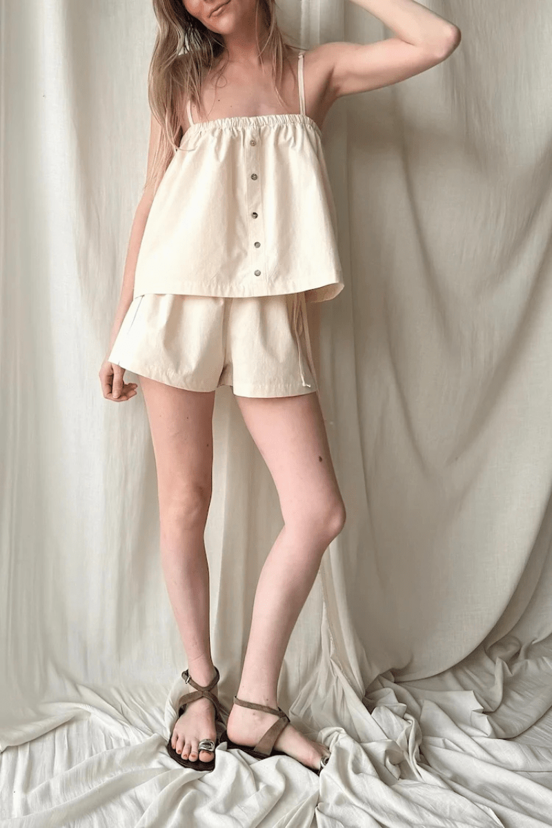 Top - Natalie Busby - Clean Lines Cami - Archery Close