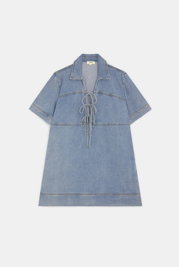 Dresses - Suncoo Paris - Clever Denim Dress - Archery Close