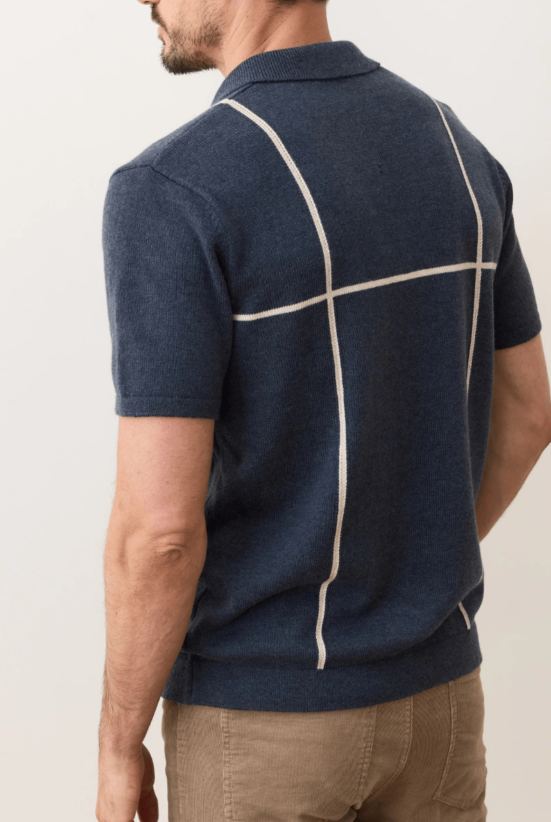 Shirts & Tops - Marine Layer - Cliff Sweater Polo - Archery Close