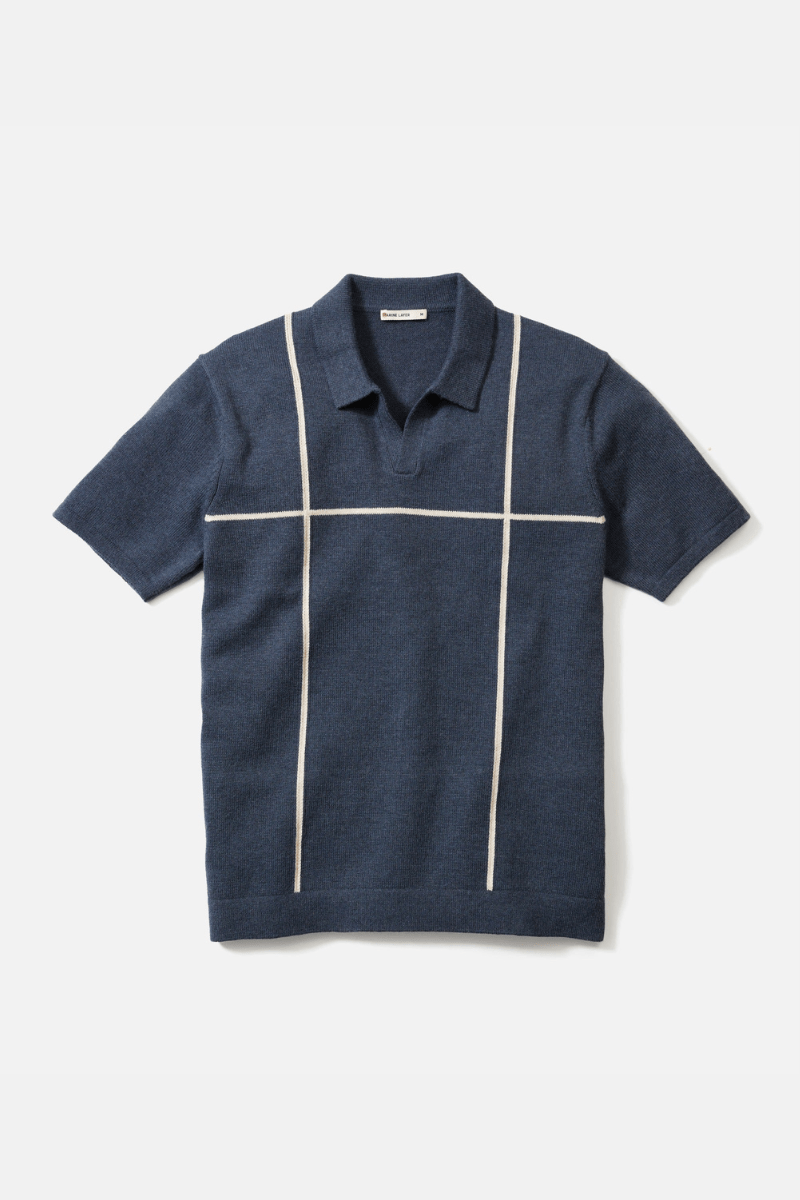 Shirts & Tops - Marine Layer - Cliff Sweater Polo - Archery Close